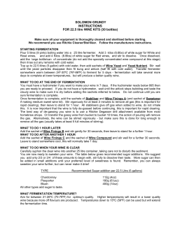 Make sure all your equipment is thoroughly cleaned and sterilised