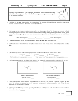 Exam 1 - UCLA Chemistry and Biochemistry