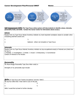 Career Development Plan