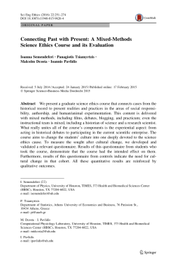 Connecting Past with Present: A Mixed