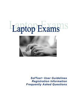 ExamSoft User Guidelines