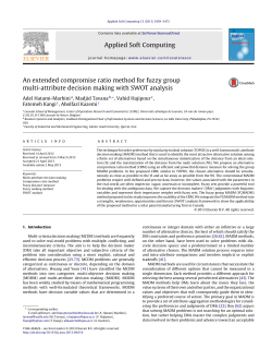 An Extended Compromise Ratio Method