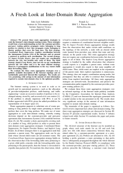 A Fresh Look at Inter-Domain Route Aggregation