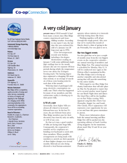 A very cold January - Blue Ridge Electric Cooperative