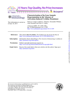 Activation-Induced Cytidine Deaminase Hypermutation in the