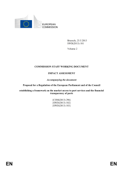 Impact assessment - EUR-Lex