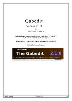 Gabedit