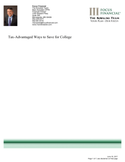 Tax-Advantaged Ways to Save for College
