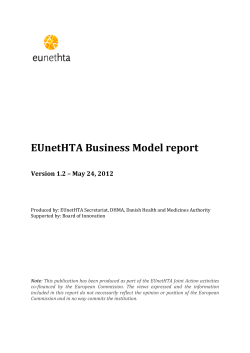 D9 EUnetHTA Business Model V1 1_May 24, 2012_final_lite