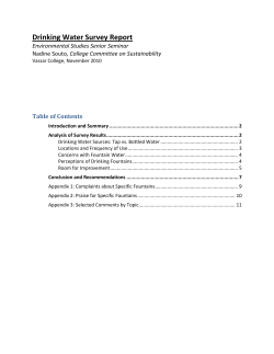 Drinking Water Survey Report