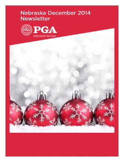 Nebraska Section PGA | 610 J Street., Ste 10 | Lincoln, NE 68508