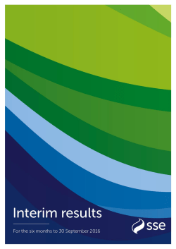 Half-year Results Statement (2016/17)