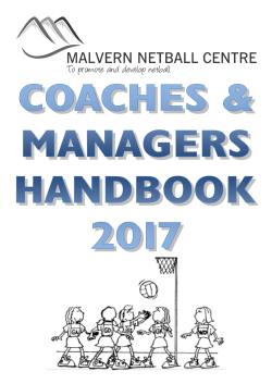 Coaches and Managers Handbook