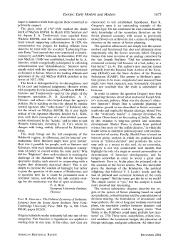 Paul R. Gregory. The Political Economy of Stalinism: Evidence from