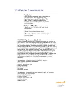 K11415 Reid Vapor Pressure Bath, 21-Unit