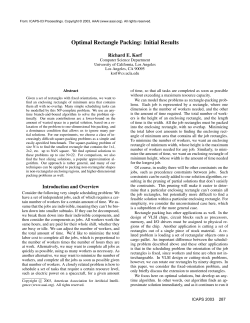 Optimal Rectangle Packing: Initial Results