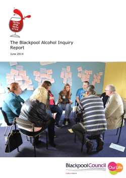 Talking Drink, Taking Action - The Blackpool