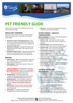 pet friendly guide
