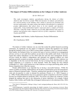 The Impact of Product Differentiation on the Collapse of Arthur