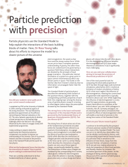 Interplay of the forces of nature: electroweak and strong interaction