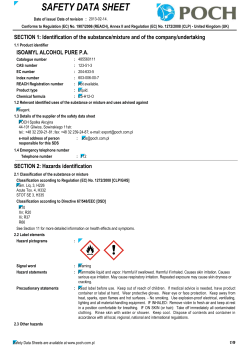 safety data sheet