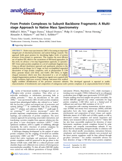 From Protein Complexes to Subunit Backbone Fragments: A Multi