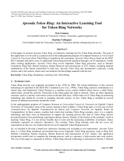 Aprenda Token Ring: An Interactive Learning Tool for Token