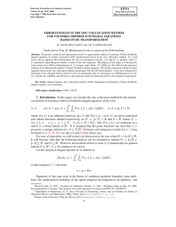 PDF document - Electronic Transactions on Numerical Analysis