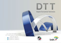Digital Terrestrial Television