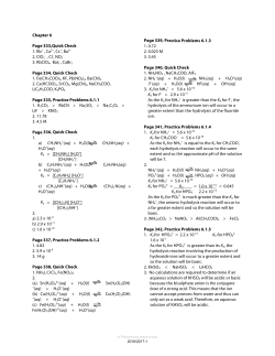 Answer Key - Chapter 6