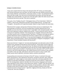 Epilogue: Forbidden Dreams “If you were a typical