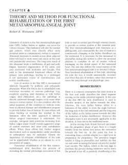 Theory and Method for the Fuctional Rehabilitation of the