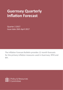 Guernsey Quarterly Inflation Forecast Bulletin Q2 2017