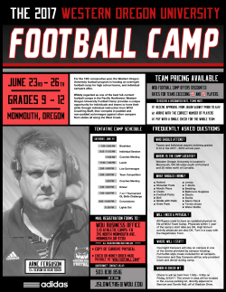 THE 2017 western oregon university