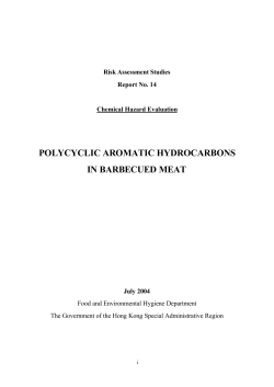 polycyclic aromatic hydrocarbons in barbecued meat