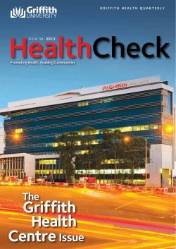 Health Check Issue 38 2013 (PDF 3mb)