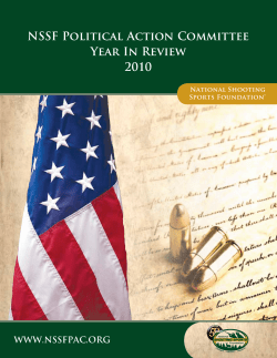 NSSF Political Action Committee Year In Review 2010