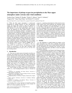 The importance of pickup oxygen ion precipitation to the Mars upper