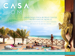 A boutique yoga retreat center near Cancun, MExICO