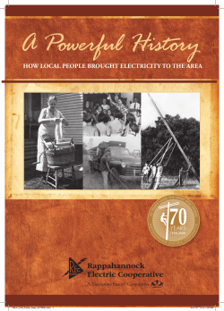 A Powerful History - Rappahannock Electric Cooperative