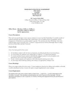 judicial process and behavior - Randolph