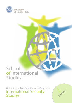 Miss Guide - Scuola Superiore Sant`Anna