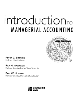 managerial accounting