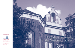 Marianist tradition - University of Dayton