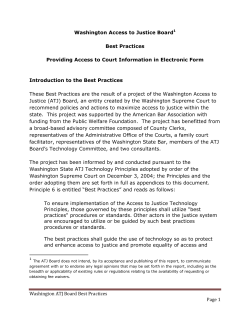 Best Practices - American Bar Association
