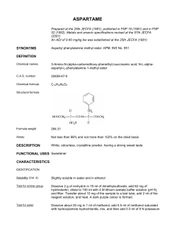 ASPARTAME