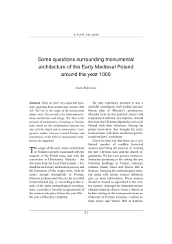 Some questions surrounding monumental architecture of the Early