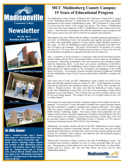Newsletter - Madisonville Community College