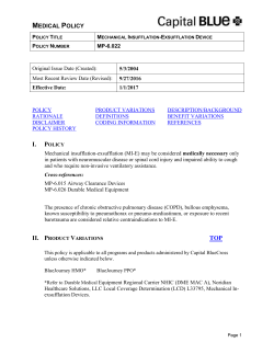 Mechanical Insufflation-Exsufflation Device