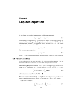Laplace equation - IITB Math